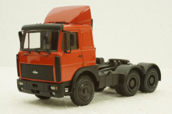 Маз-64226 тягач 1989 красный, Н710, Наш Автопром 1:43