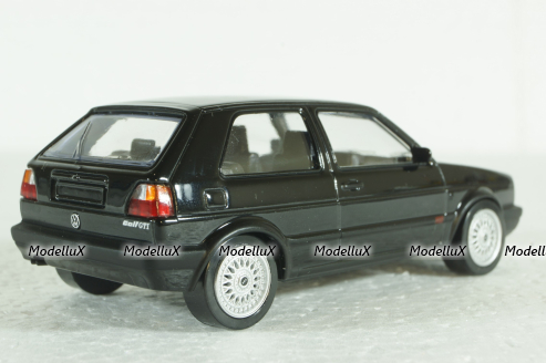 Volkswagen Golf GTI G60 1990, black jet-car, 840063, Norev 1:43