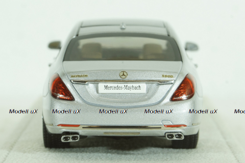 Mercedes-Maybach S600, (W222) 2016, S-Class, iridium silver, 420103, Almost Real 1:43