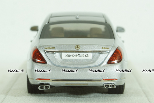 Mercedes-Maybach S600, (W222) 2016, S-Class, iridium silver, 420103, Almost Real 1:43