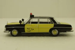 Mercedes-Benz 300 SEL 6.3 (W108), Police Kuwait 1968, yellow/black, Полицейские машины мира #79, Deagostini, 1:43