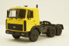 Маз-64224 тягач 1989г, желтый Н799, Наш Автопром 1:43