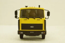 Маз-64224 тягач 1989г, желтый Н799, Наш Автопром 1:43