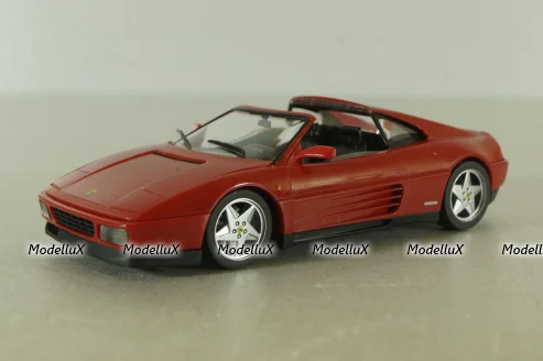 Ferrari 348 TS targa 1989, red, Herpa 1:43