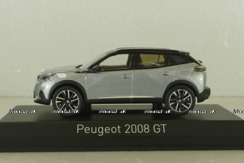 Peugeot 2008GT 2020, silver, 472864, Norev 1:43