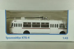 КТБ-4 (Киев-4) 1963, белый/красный, Советский автобус 1:43 Уценка!