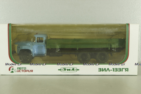Зил-133ГЯ бортовой, голуб/зелен, 100275, АвтоИстория 1:43 Уценка!
