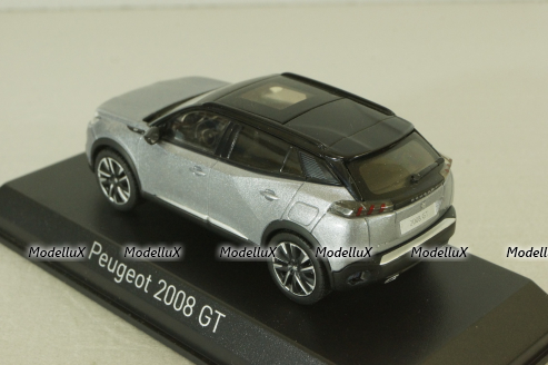 Peugeot 2008GT 2020, silver, 472864, Norev 1:43