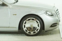 Mercedes-Maybach S600, (W222) 2016, S-Class, iridium silver, 420103, Almost Real 1:43