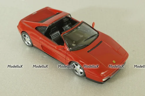 Ferrari 348 TS targa 1989, red, Herpa 1:43