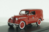 Renault Juvaquatre Fourgonette Fire department Paris  1953 red, Hachette 1:43