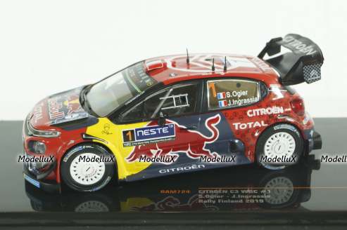 Citroen C3 WRC #1 Ogier Finland 2019, RAM724,  IXO 1:43