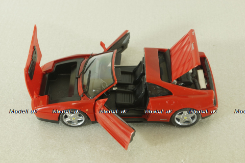 Ferrari 348 TS targa 1989, red, Herpa 1:43