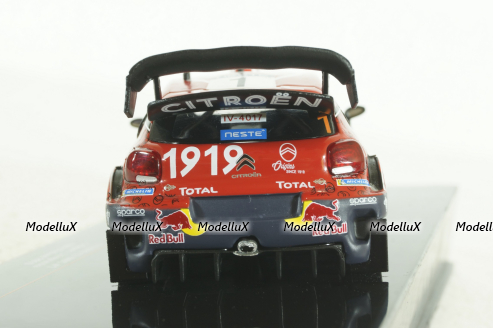 Citroen C3 WRC #1 Ogier Finland 2019, RAM724,  IXO 1:43