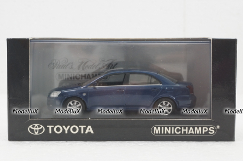 Toyota Avensis, blue, Minichamps 1:43