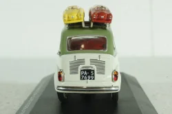 Fiat 600 Multipla van Studer 1959 green/cream white, Altaya 1:43