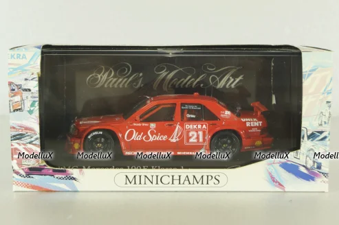 Mercedes 190E AMG Class 1 (W201) , DTM 1994, S.Grau, red, 430943221, Minichamps 1:43