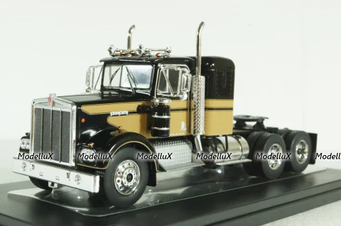 Kenworth W900 SZM 1976 black / brown, TR144.22, IXO 1:43