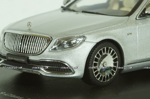 Mercedes-Maybach S600, (W222) 2019, S-Class, Iridium Silver, 420113, Almost Real 1:43