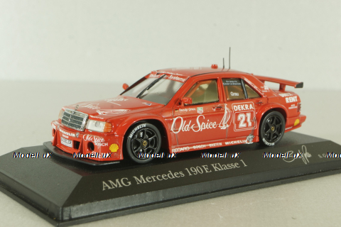 Mercedes 190E AMG Class 1 (W201) , DTM 1994, S.Grau, red, 430943221, Minichamps 1:43