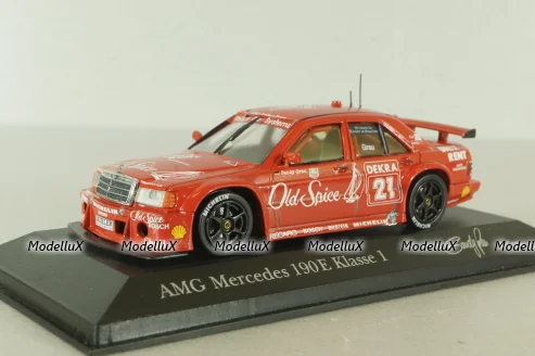 Mercedes 190E AMG Class 1 (W201) , DTM 1994, S.Grau, red, 430943221, Minichamps 1:43