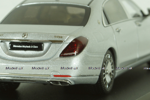 Mercedes-Maybach S600, (W222) 2019, S-Class, Iridium Silver, 420113, Almost Real 1:43