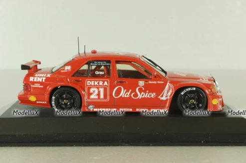 Mercedes 190E AMG Class 1 (W201) , DTM 1994, S.Grau, red, 430943221, Minichamps 1:43