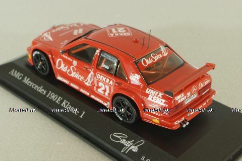 Mercedes 190E AMG Class 1 (W201) , DTM 1994, S.Grau, red, 430943221, Minichamps 1:43