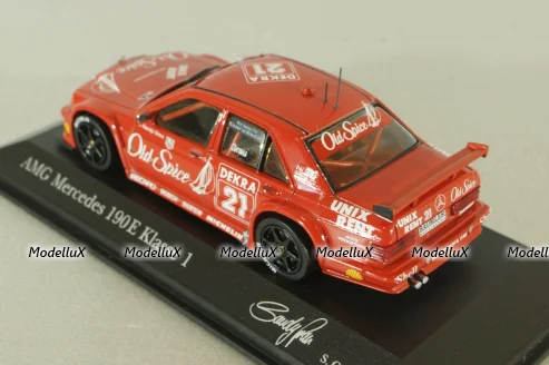 Mercedes 190E AMG Class 1 (W201) , DTM 1994, S.Grau, red, 430943221, Minichamps 1:43