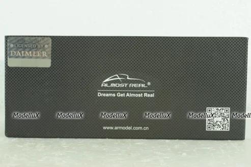Mercedes-Maybach S-Class, (W222) 2019, black-silver, 420107, Almost Real 1:43