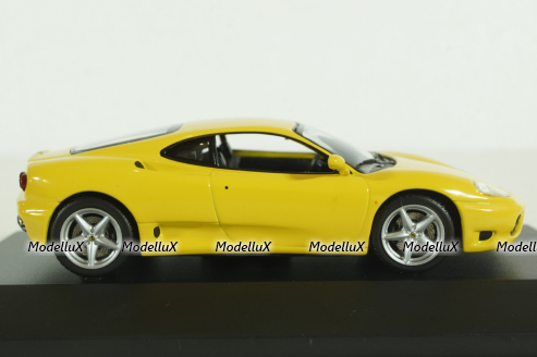 Ferrari 360 Modena Coupe 1999, Yellow, IXO 1:43