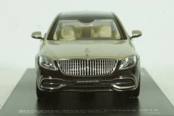 Mercedes-Maybach S-Class, (W222) 2019, black-silver, 420107, Almost Real 1:43