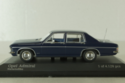Opel Admiral (B) 1969, blue, 430046060, Minichamps 1:43