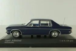 Opel Admiral (B) 1969, blue, 430046060, Minichamps 1:43