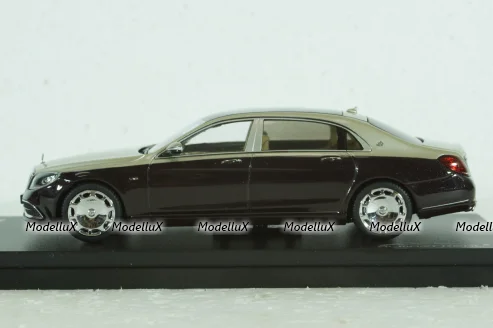 Mercedes-Maybach S-Class, (W222) 2019, black-silver, 420107, Almost Real 1:43