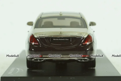 Mercedes-Maybach S-Class, (W222) 2019, black-silver, 420107, Almost Real 1:43