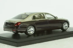 Mercedes-Maybach S-Class, (W222) 2019, black-silver, 420107, Almost Real 1:43