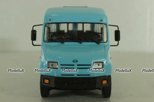 Зил-325000 автобус 1998, голубой, Наши автобусы №65, Modimio 1:43