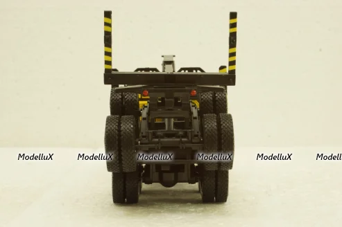 Краз-64371 лесовоз желтый/синий, Н730, Наш Автопром 1:43