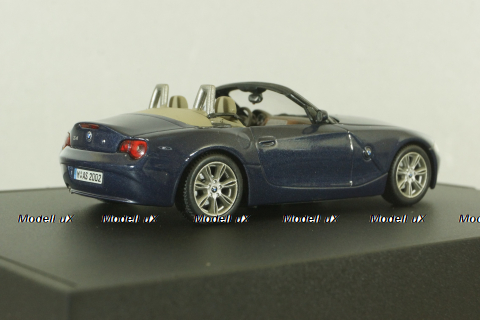 Bmw Z4 roadster (E85) 2002, blue, 80420150320, Minichamps 1:43