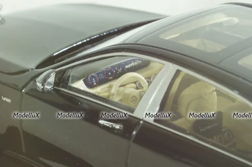 Mercedes-Maybach S-Class, (W222) 2019, obsidian black, 420112, Almost Real 1:43