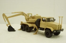 Краз-6322 ЭОВ-4422 Экскаватор, бежевый Н748, Наш Автопром 1:43