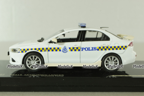 Mitsubishi Lancer X 2012 Malaysia police, 29313, Vitesse 1:43