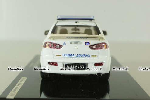 Mitsubishi Lancer X 2012 Malaysia police, 29313, Vitesse 1:43