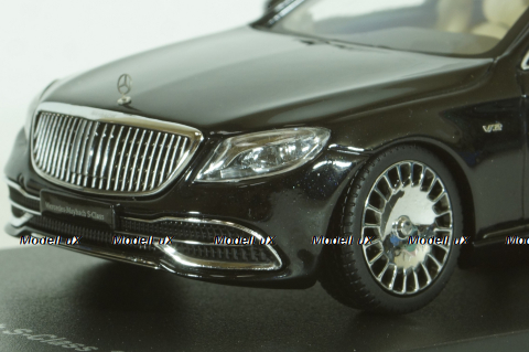 Mercedes-Maybach S-Class, (W222) 2019, obsidian black, 420112, Almost Real 1:43