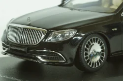 Mercedes-Maybach S-Class, (W222) 2019, obsidian black, 420112, Almost Real 1:43