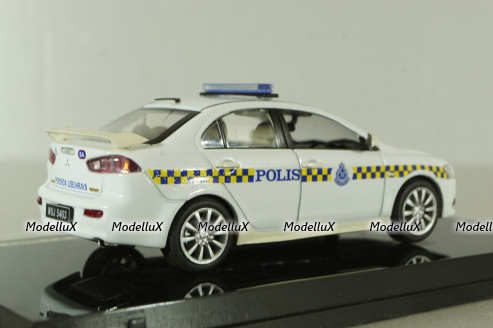 Mitsubishi Lancer X 2012 Malaysia police, 29313, Vitesse 1:43
