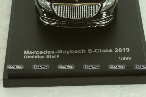 Mercedes-Maybach S-Class, (W222) 2019, obsidian black, 420112, Almost Real 1:43