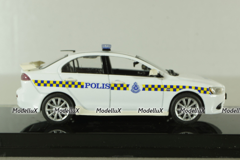 Mitsubishi Lancer X 2012 Malaysia police, 29313, Vitesse 1:43