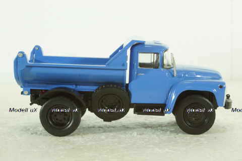Зил-ММЗ-555, голубой, Kultovni Nakladaky Minule Ery 1:43